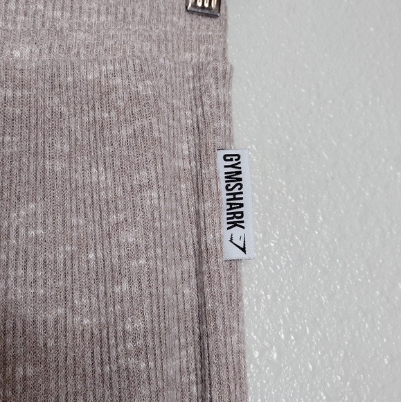 Gymshark Women's Ribbed Fitted Pull On Drawstring Waist High Rise Pants Size S - Picture 9 of 14